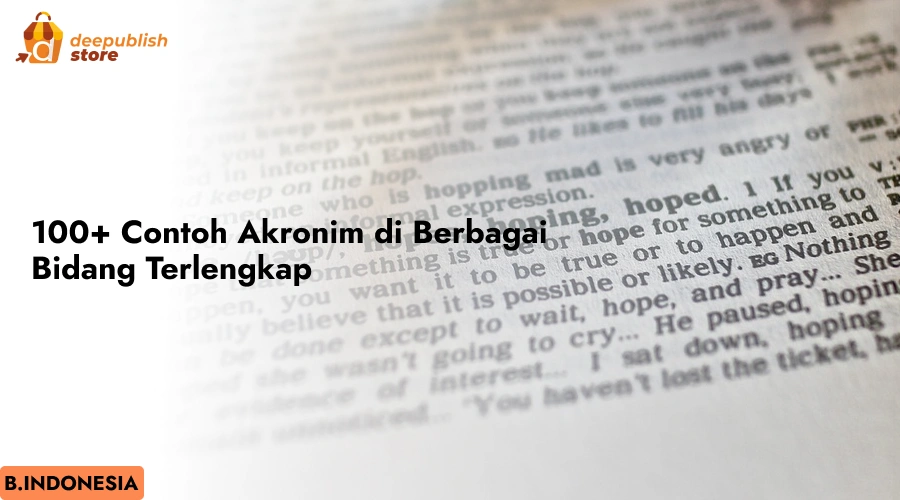 100+ Contoh Akronim di Berbagai Bidang Terlengkap – Eandy Network