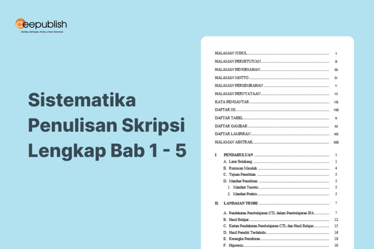 Sistematika Penulisan Skripsi [Lengkap Bab 1-5] – Eandy Network